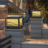 Lampadaire Extérieur À Led Rétro En Forme De Clôture - Clowas.fr